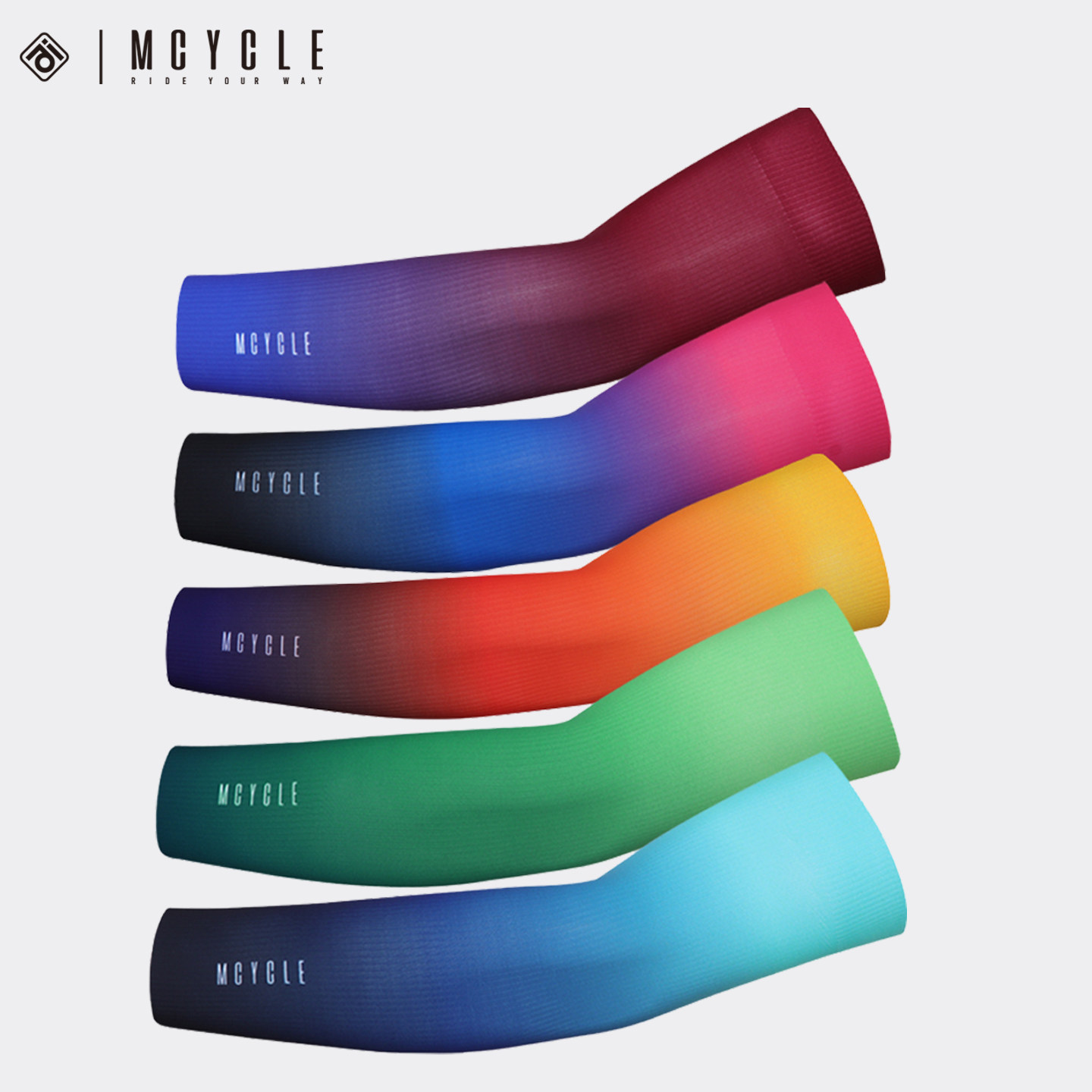 骑行袖套防晒透气护臂透气速干