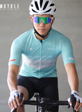 魅骑mcycle男款骑行短袖春夏薄款透气自行车公路车服透气速干沧澜