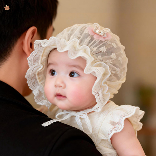 贝娜茜婴儿帽子夏季洋气护囟门帽