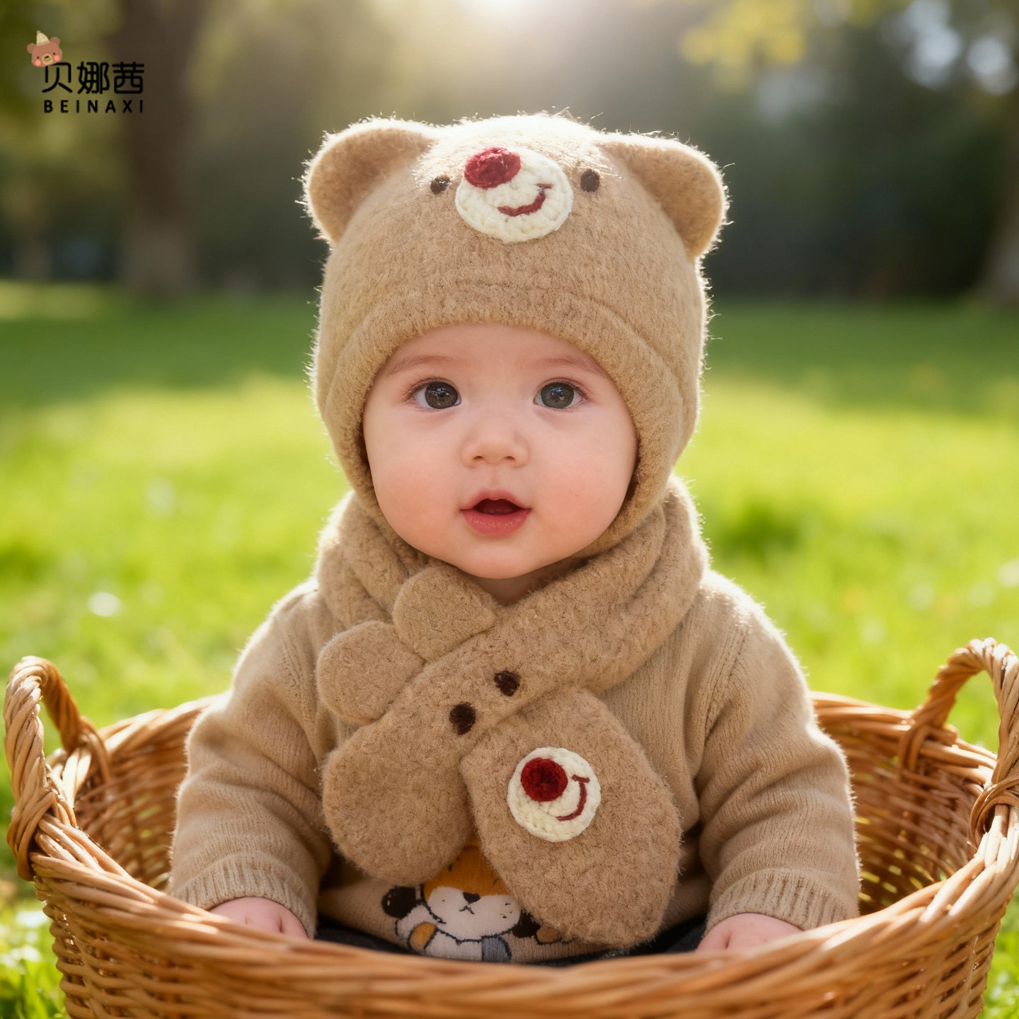 婴儿帽子秋冬季保暖宝宝男卡通毛线帽婴幼儿针织女加厚护耳帽冬天,童装/婴儿装/亲子装,帽子,淘宝优惠券,粉丝福利购,淘宝优惠卷