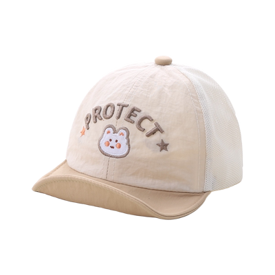 婴儿帽子夏季薄款遮阳防晒鸭舌帽