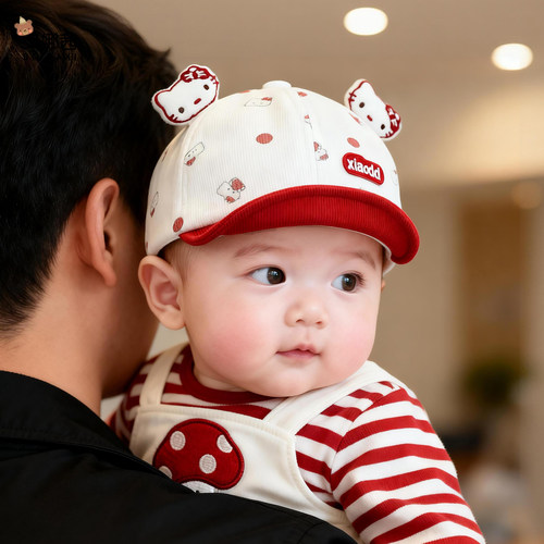 贝娜茜婴儿帽子春秋季宝宝鸭舌帽
