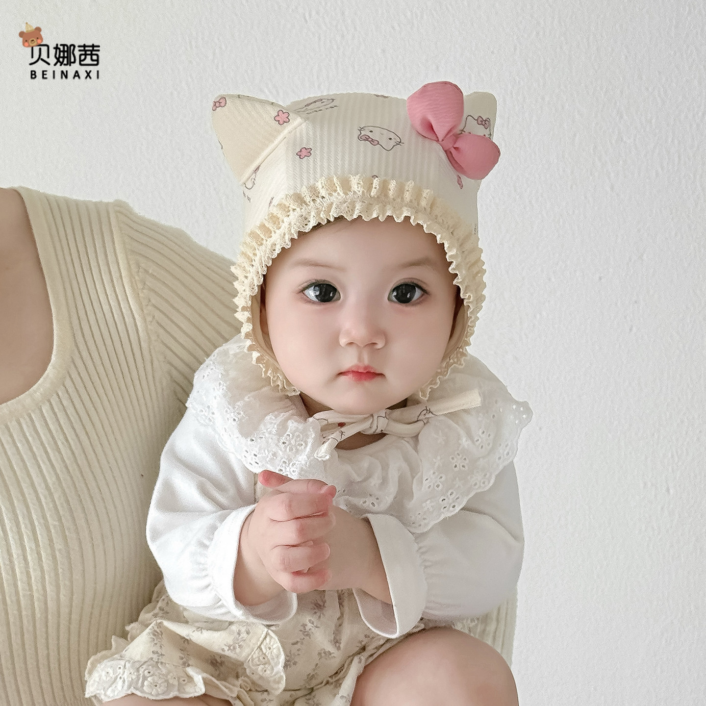 婴儿帽子秋冬季宝宝女保暖护耳帽婴幼儿卡通加厚护囟门帽冬天胎帽,童装/婴儿装/亲子装,帽子,淘宝优惠券,粉丝福利购,淘宝优惠卷