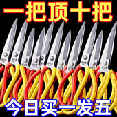德国进口家用剪子刀厨房大号裁剪宿舍用学生美工防锈手工业用剪刀