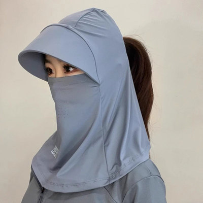 夏季防紫外线冰丝防晒帽子遮阳帽