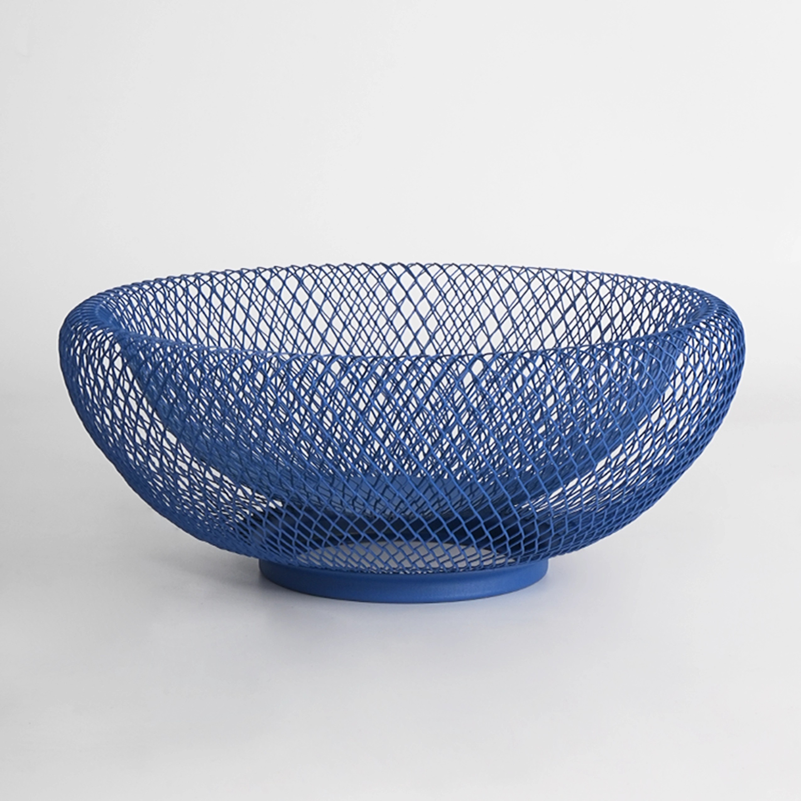 创意铁艺鸟巢克莱因水果篮网状水果盘客厅茶几家用零食干果摆放盘