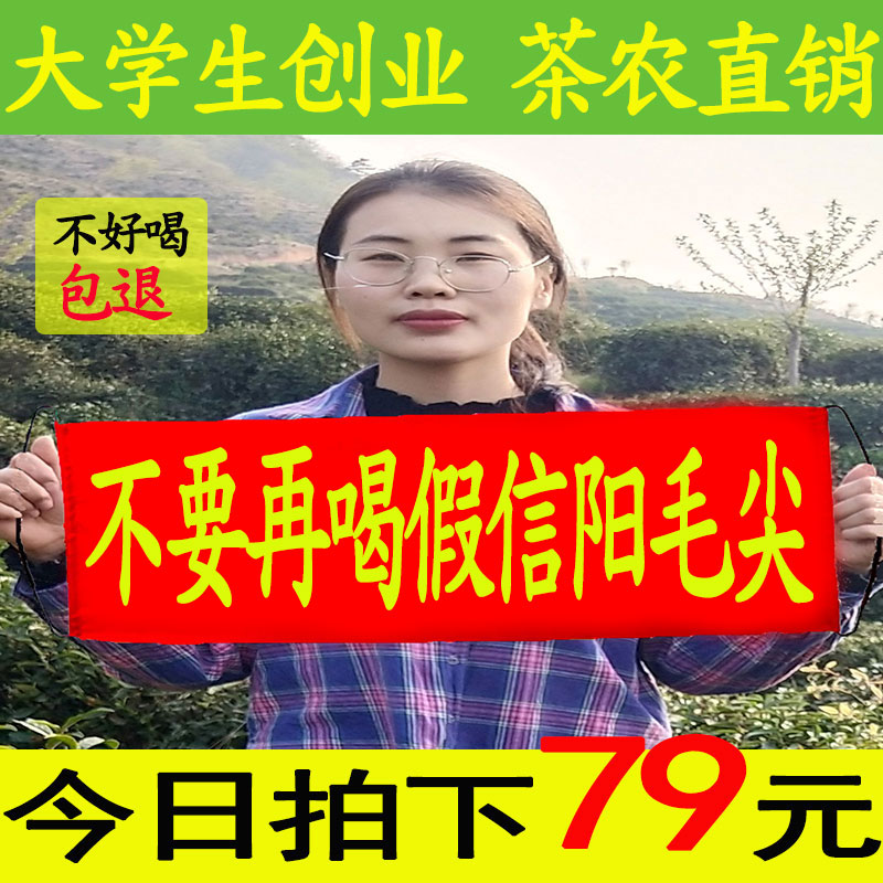 农家妹龙潭正宗信阳毛尖2023新茶雨前特级茶叶散装绿茶浓香型250g-封面