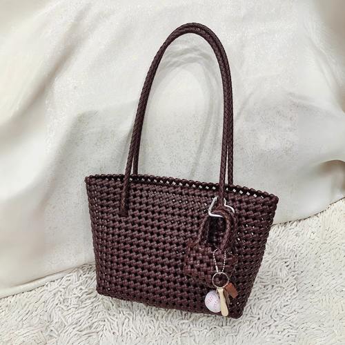 手工编织藤条包diy材料包藤编包高级感镂空菜篮子编织手提单肩包