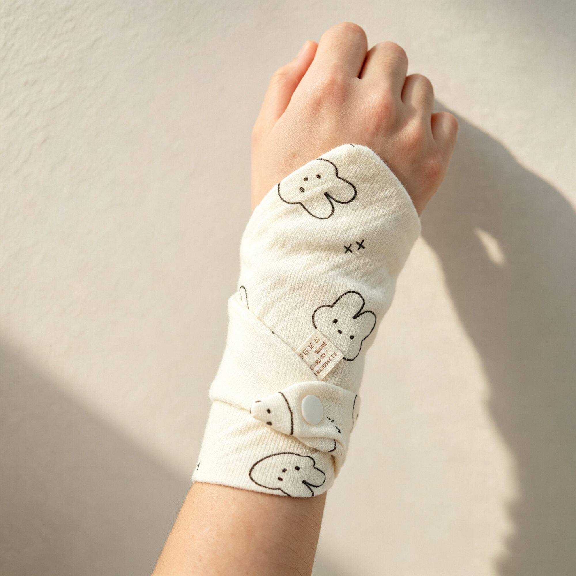 高颜值夏季手腕擦汗巾可爱风少女心运动护腕三角巾纯棉吸汗护套