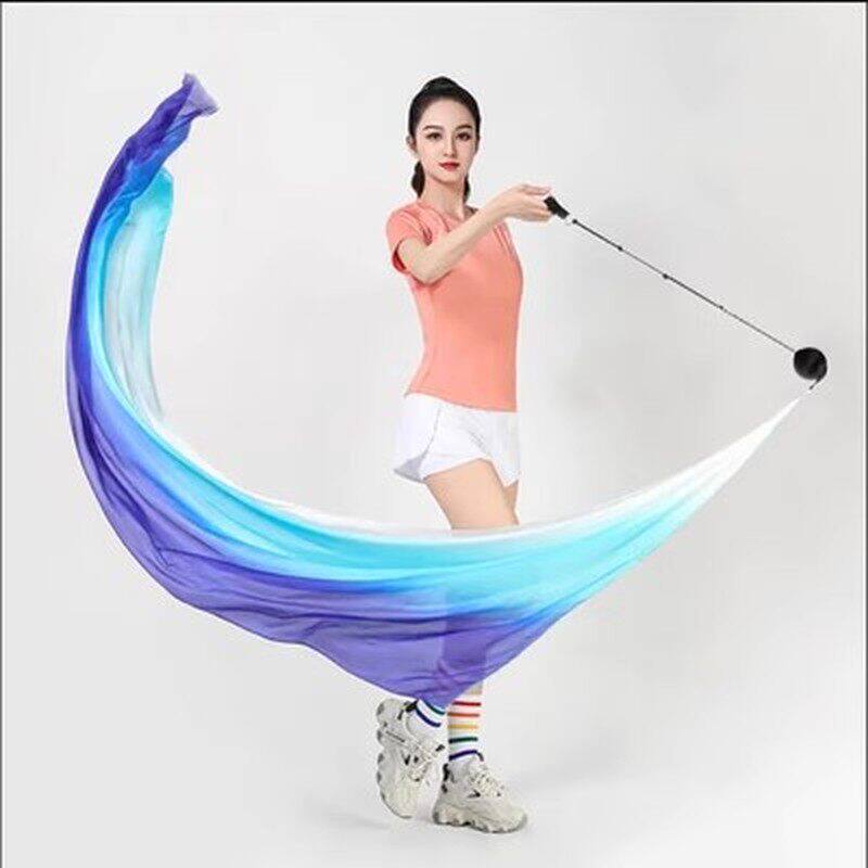 纱球运动会入场开幕式创意道具彩带舞肚皮舞纱巾开场舞甩球