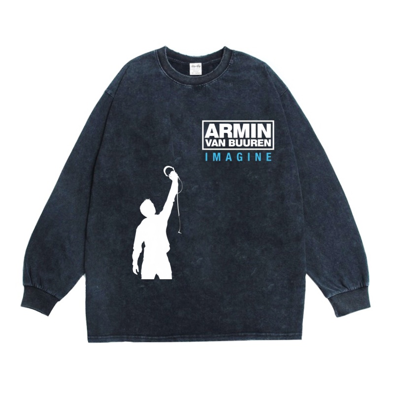 ArminvanBuuren印花T恤长袖