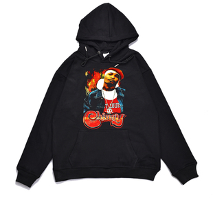 南方脏口流行说唱歌手Chingy饶舌嘻哈街头宽松印花卫衣男女外套