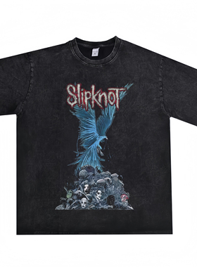 数码直喷maneskin流行金属个性摇滚乐队短袖男女T恤宽松重磅纯棉