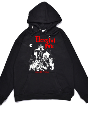 丹麦黑色重金属Mercyful Fate仁慈的命运摇滚乐队卫衣男女外套