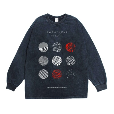 TwentyOnePilots印花长袖T恤