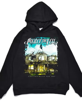 数码直喷摇滚Pierce the Veil皮尔斯的面纱乐队加厚连帽卫衣宽松