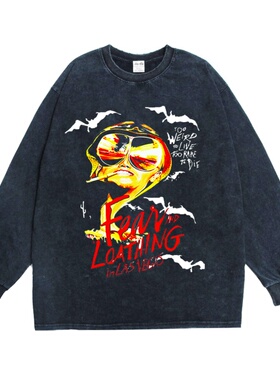 fear and loathing in las vegas乐队长袖T恤恐惧拉斯维加斯男女