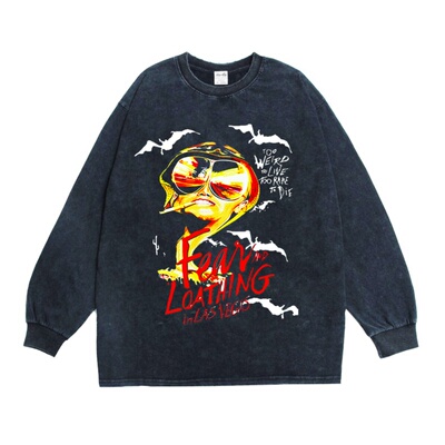 lasvegas乐队长袖T恤恐惧男女