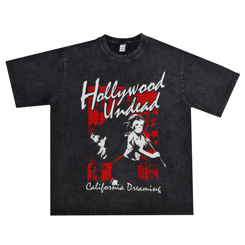 说唱HollywoodUndead乐队T恤
