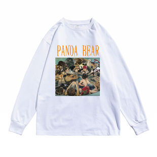 实验音乐Panda Bear乐队Animal Collective潘达贝尔长袖T恤男女
