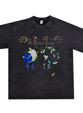 硬核地下说唱D.I.T.C.组合Diggin' in the Crates Crew印花T恤