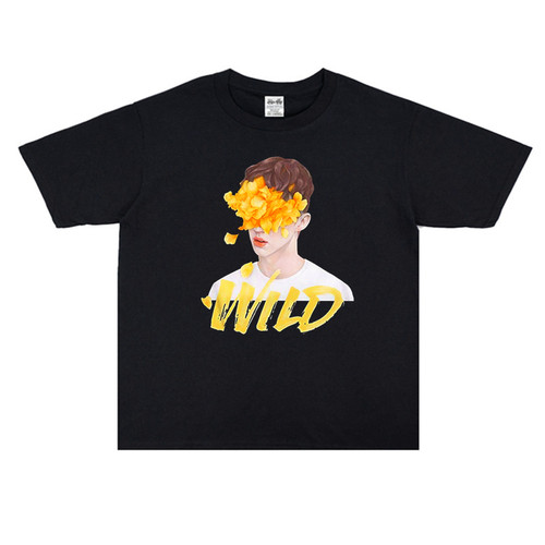 戳爷wild专辑特洛耶纯棉印花T恤
