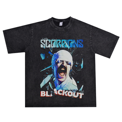 欧美重金属摇滚蝎子乐队短袖