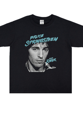 东大街乐队布鲁斯·斯普林斯汀Bruce Springsteen摇滚E街乐队T恤
