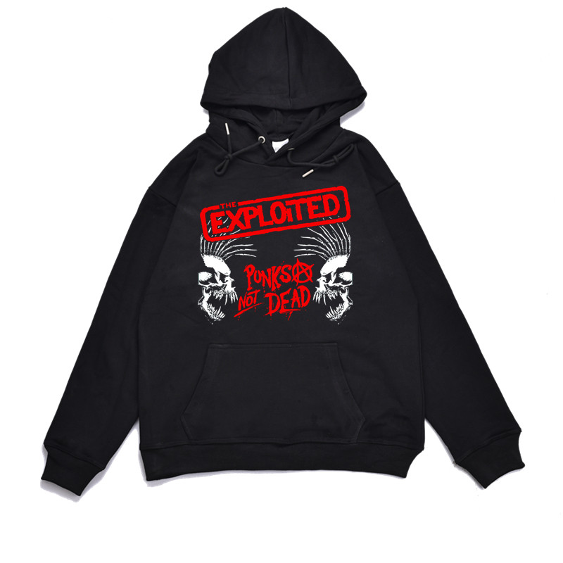 朋克金属摇滚风乐队专辑印花卫衣