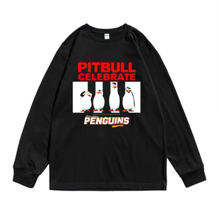 欧美后垃圾摇滚烂泥巴Puddle Of Mudd乐队印花长袖T恤宽松男女