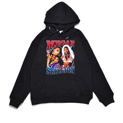 厚实宽松加绒欧美卫衣外套