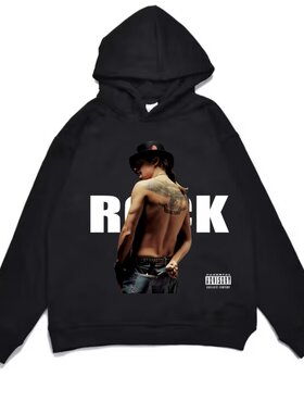 KidRock摇滚小子连帽宽松卫衣