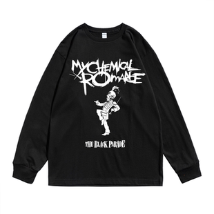 My Chemical Romance我的另类罗曼史印花纯棉宽松T恤男女潮长袖