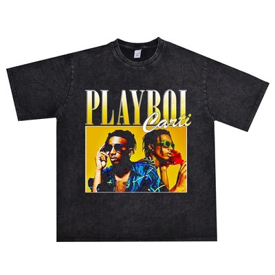卡尔蒂PlayboiCarti印花T恤