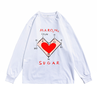 欧美魔力红Maroon5摇滚乐队T恤长袖百搭宽松男女同款新款潮流