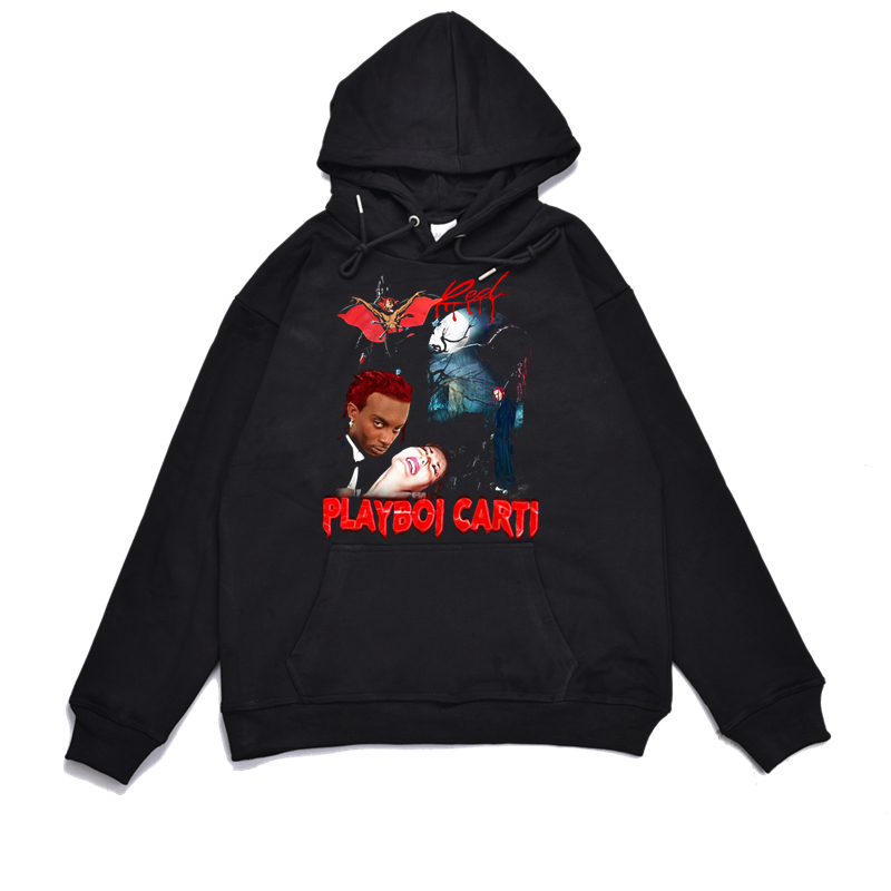 冬季嘻哈连帽欧美卫衣外套