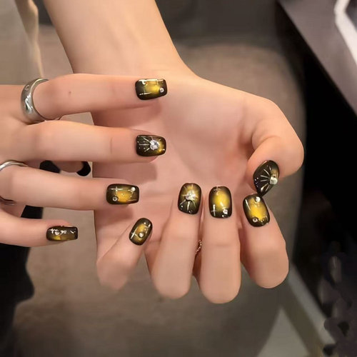 黑金星芒酷飒猫眼甲51