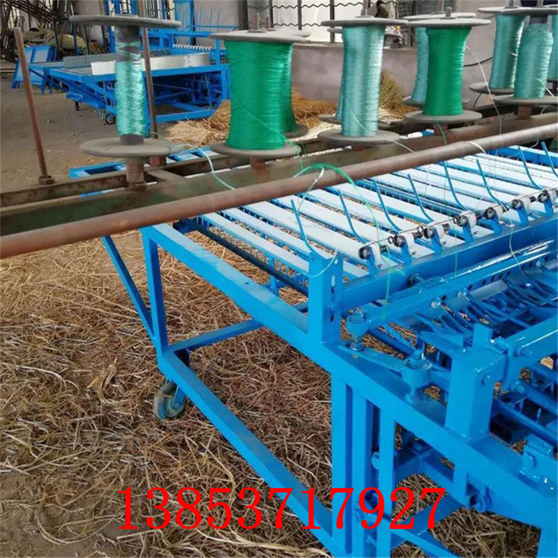 2022新品农用草帘机蒲草稻草D电动编帘子机小麦秸秆编织机