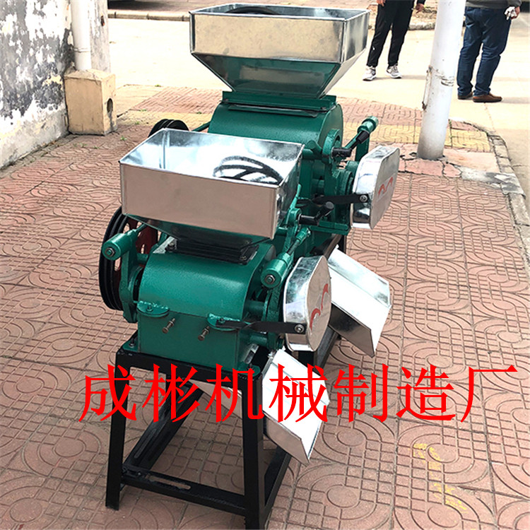 两相电黄豆挤扁机大豆黄豆挤扁设备粮食制扁压胚破碎设备多规格