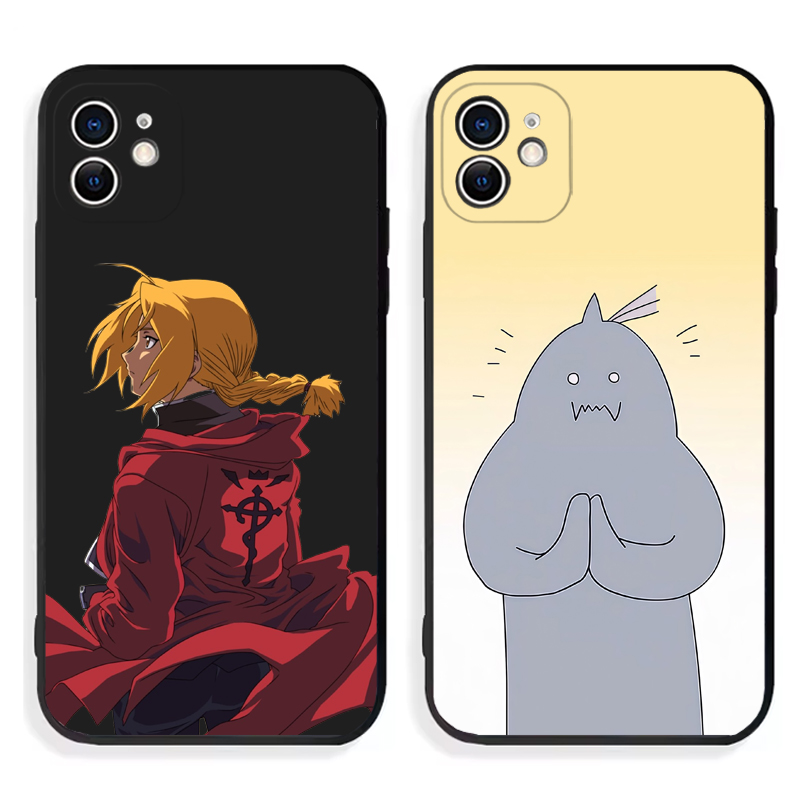 钢之炼金术师动漫周边手机壳适用iphone16promax苹果14/15小米13红米K70华为P60荣耀80硅胶VIVOX90软壳保护套
