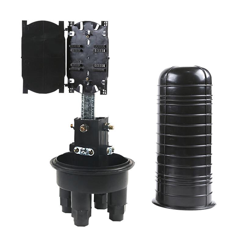 丰应子二进二出接续包立式光缆接续盒12芯室外架空防水帽式接头盒