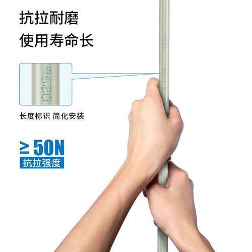 博扬2M跳线BNC-BNC2M兆E1接头成品跳线syv75-2-1同轴电缆DDF转接