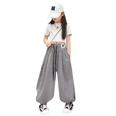 女童夏季防蚊裤套装洋气2025