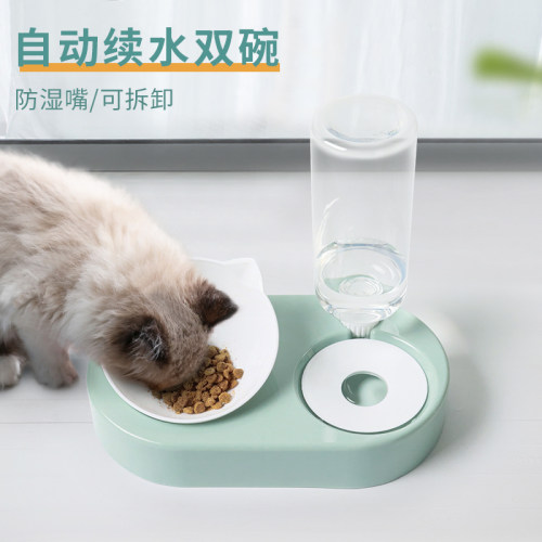 猫咪饮水机流动不插电一体自动