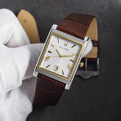 宝路华复古方形简约创意手表