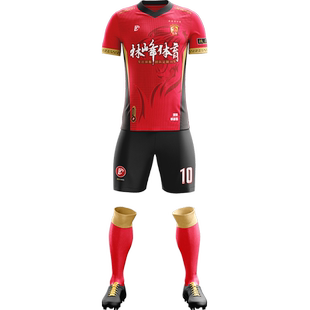 全身定制足球服套装组队队服男个性diy比赛球服成人儿童球衣订制