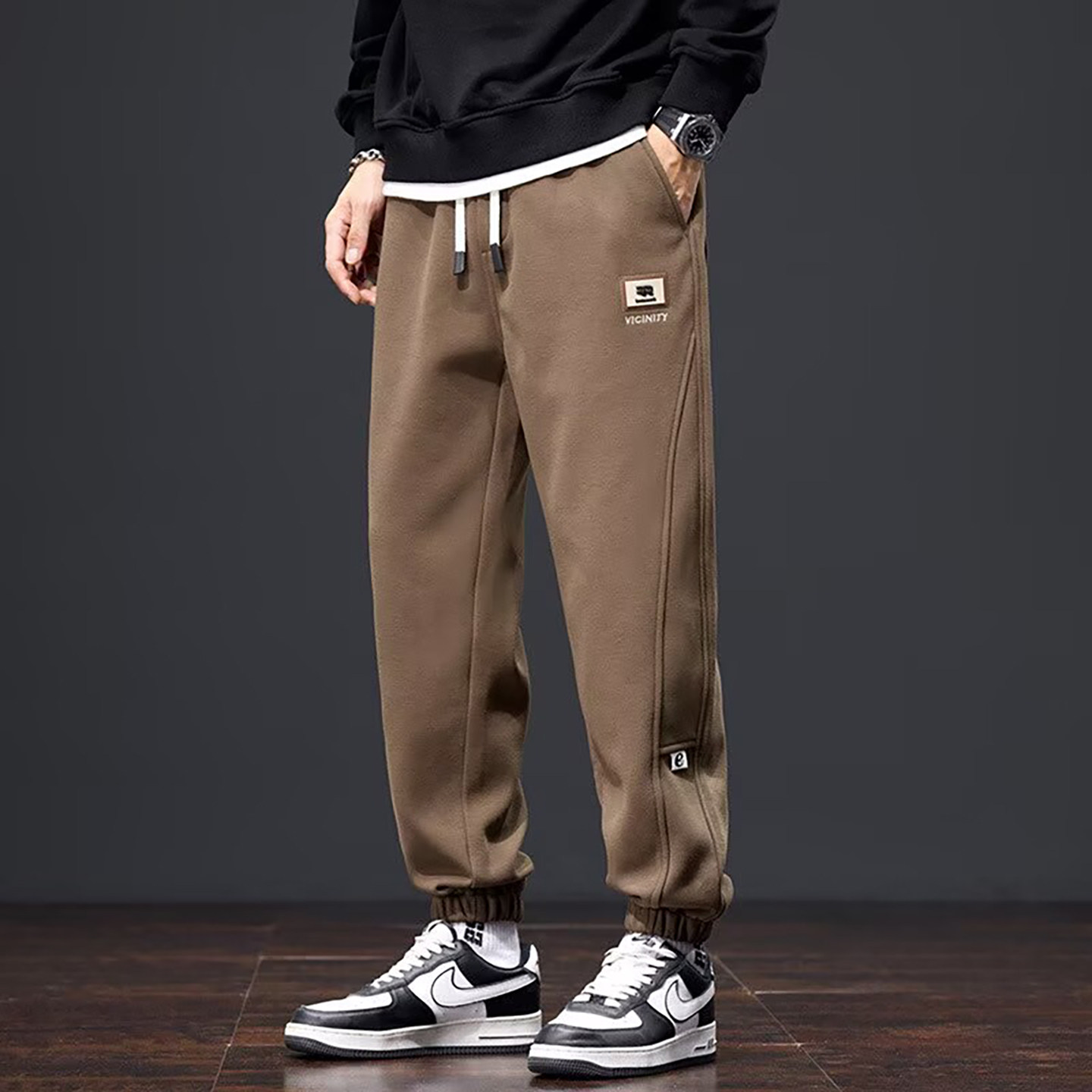 宏嫩好物优选男裤高端束脚卫裤秋冬男士款加绒休闲裤宽松运动裤子,男装,卫裤,淘宝优惠券,粉丝福利购,淘宝优惠卷