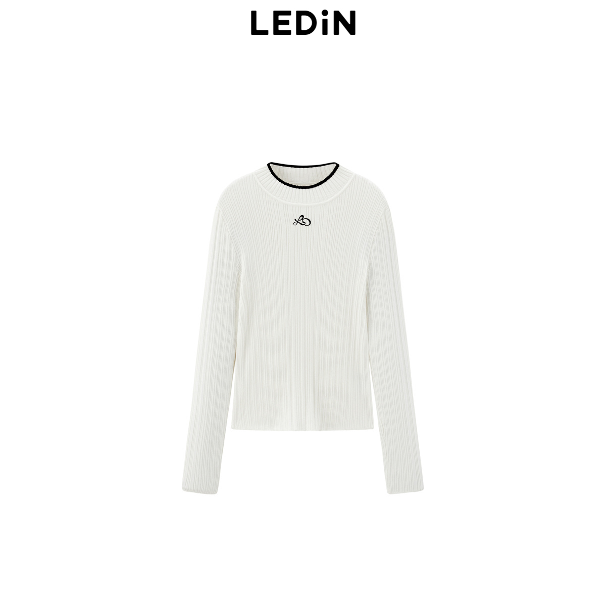 【反季清仓】乐町修身打底线套衫2024冬季新款针织毛衣C1EEE4306