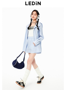 【商城同款】乐町休闲宽松短裤26年新款小个子阔腿裤子C2GCE3126