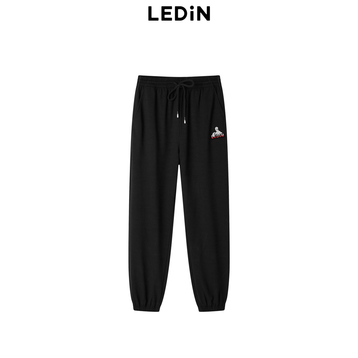 【断码清仓】乐町肌理感裤子女秋季新款针织休闲裤C1GBD1101